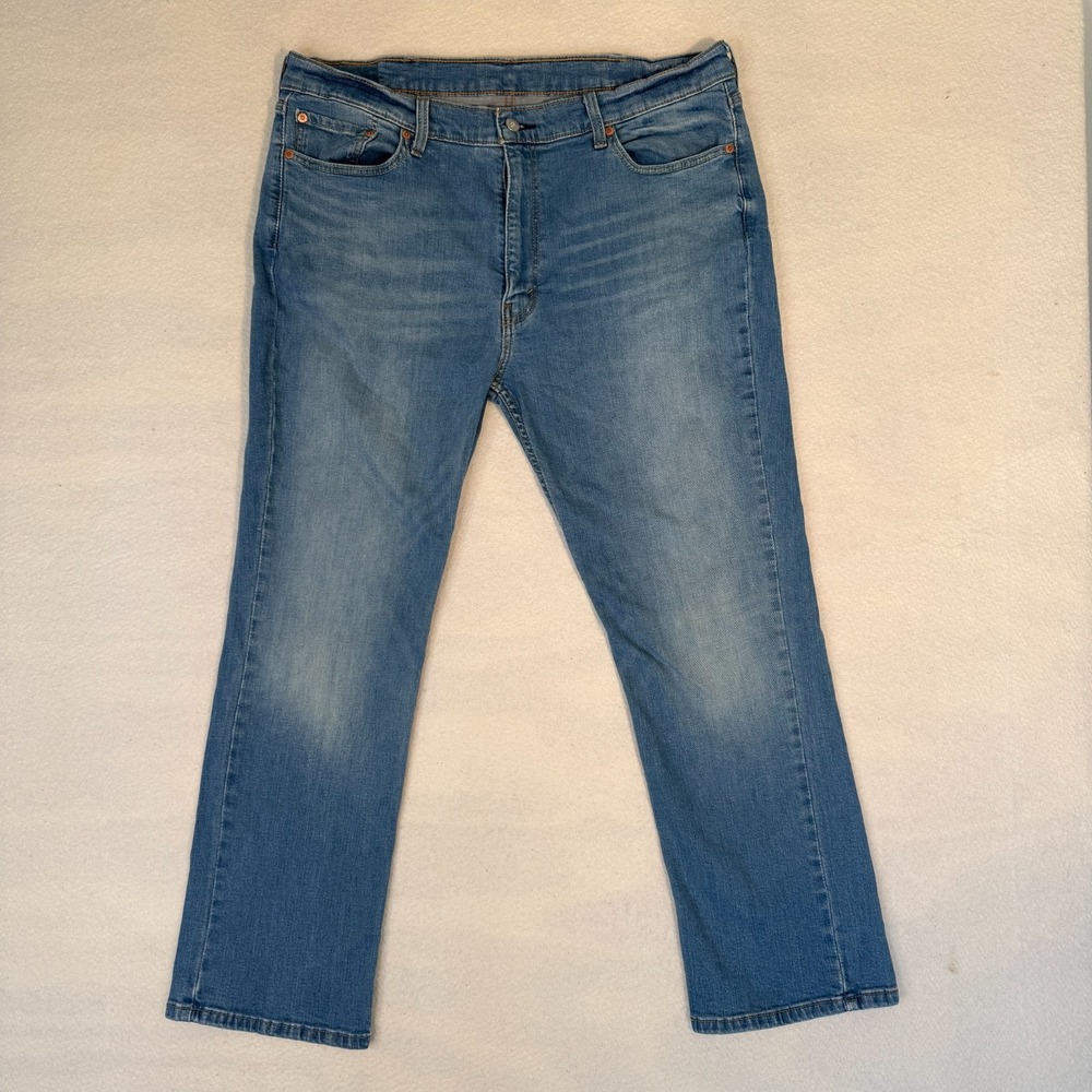 Levis 514 Straight Fit Flex Mens Jeans 40x30 Medium Blue 00514-1286